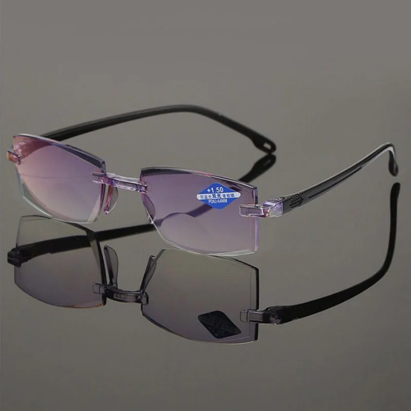 blue light reading glasses Sapphire High Hardness Anti-Blue Progressive Far And Near Dual-Use Reading Glasses For Men Women T blue light blockers