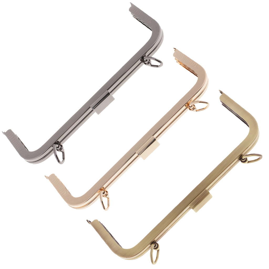 21cm Vintage Metal Frame Kiss Clasp Lock For Sewing Handbag Purse Coin Bag Craft