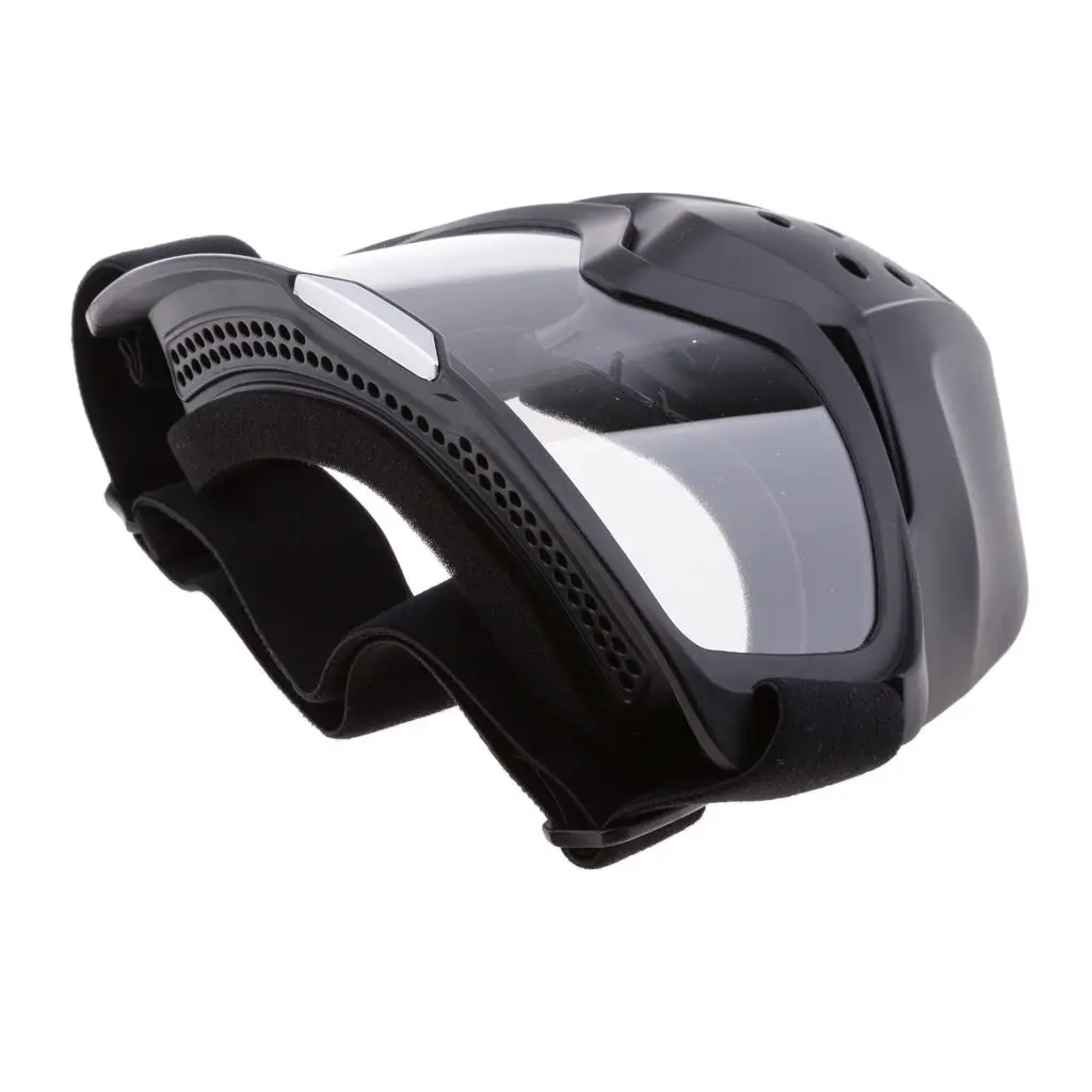 Motorcycle Goggles With Detachable Mask Safety Goggles Mask Protection Cool Helmet Glasses