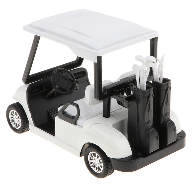 1:20 Scale Mini Alloy Pull Back Golf Cart with Club Diecast Model Toy  Collectibles Vehicle Playset Decor Kit Birthday Gift-White - AliExpress