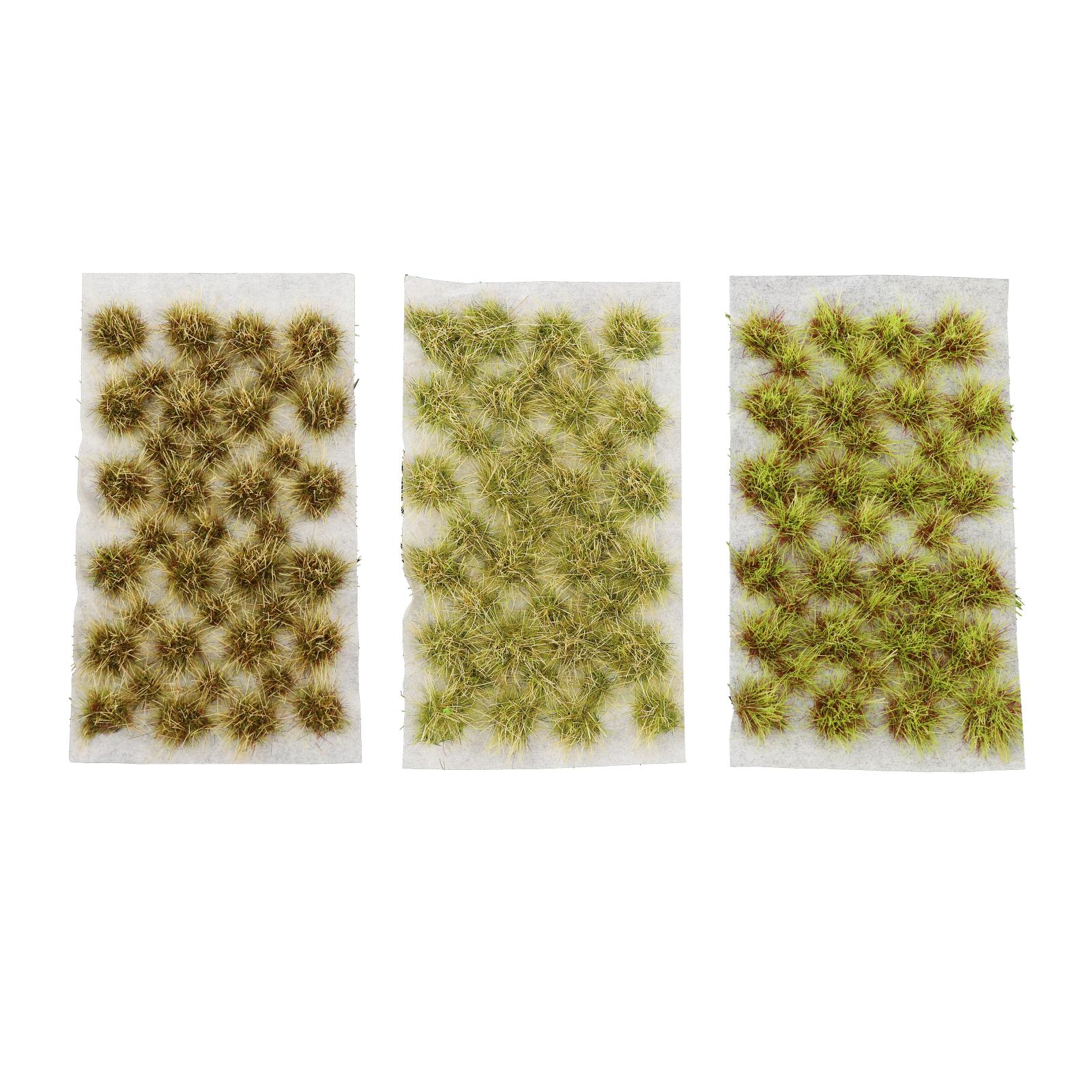 39pcs War World Scenics Static Grass Tufts Model Railway Railroad Wargame