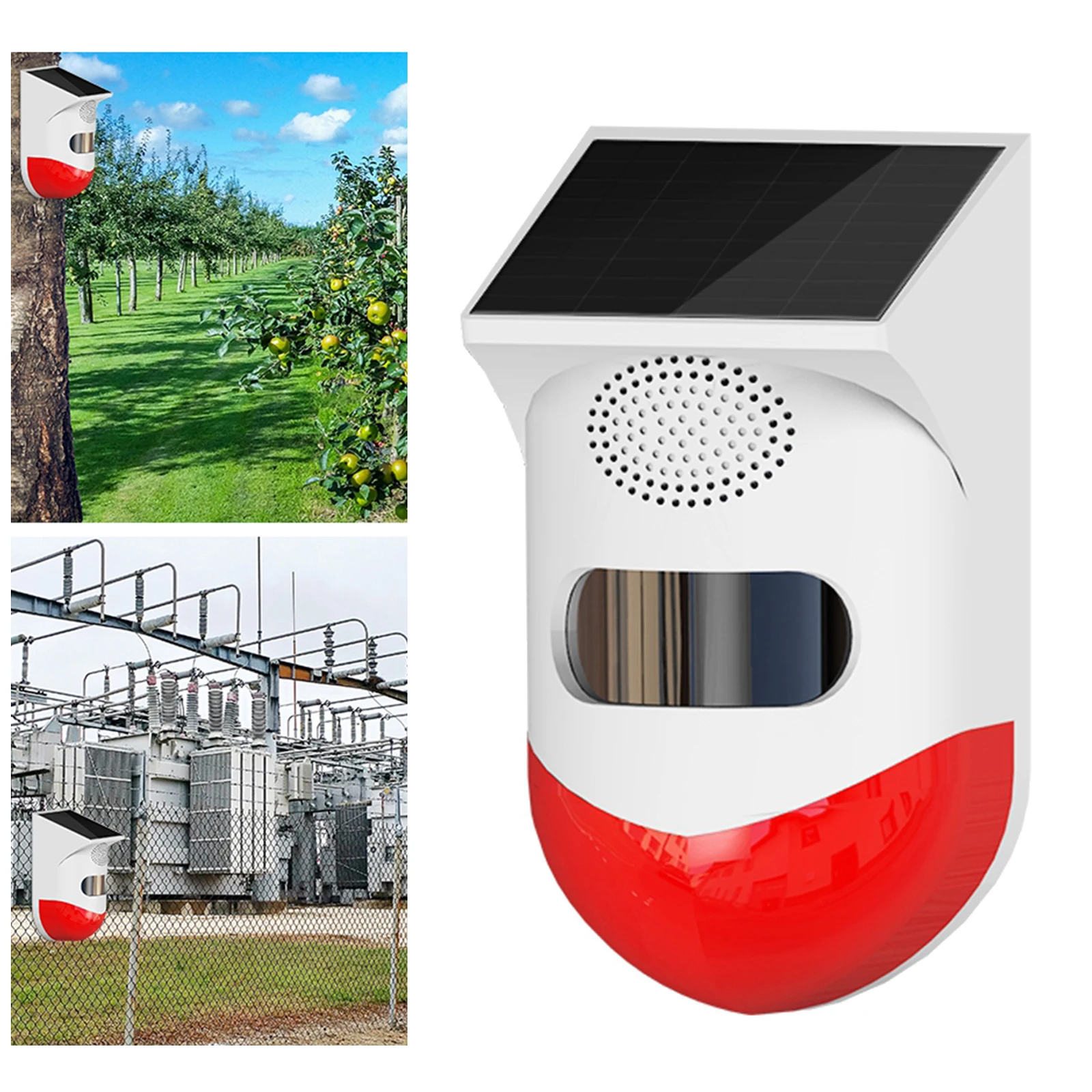 Smart WiFi Solar Alarm Light Motion Detector Remote Control IP65 Waterproof