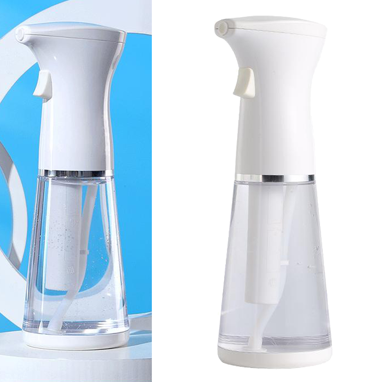 Foam Soap Alcohol Sprayer Battery-Powered Handwashing Dispenser White