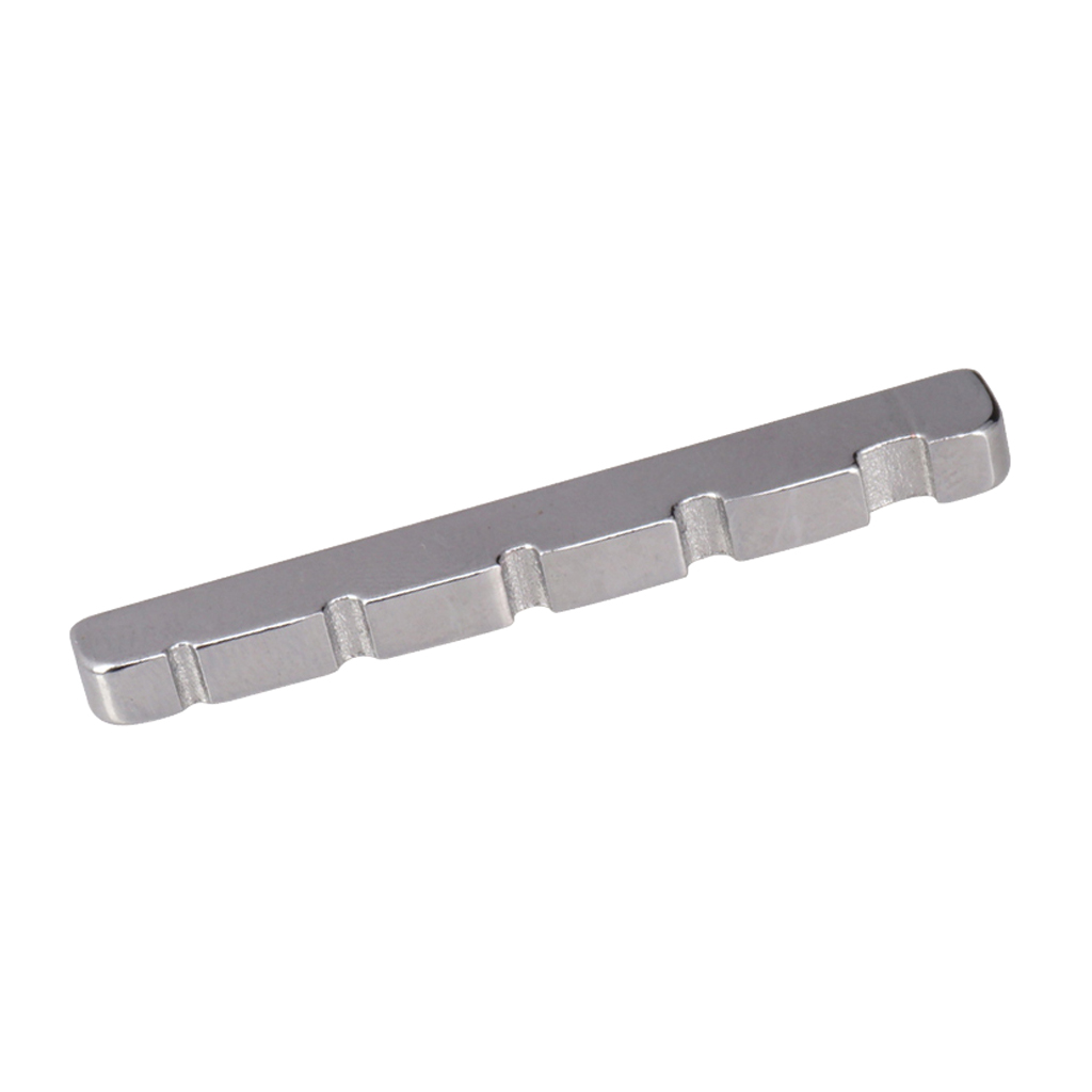 Stainless Steel Guitar/Bass Slotted Nut For Squier Electric Guitar Bass Nut Replacement Accessory
