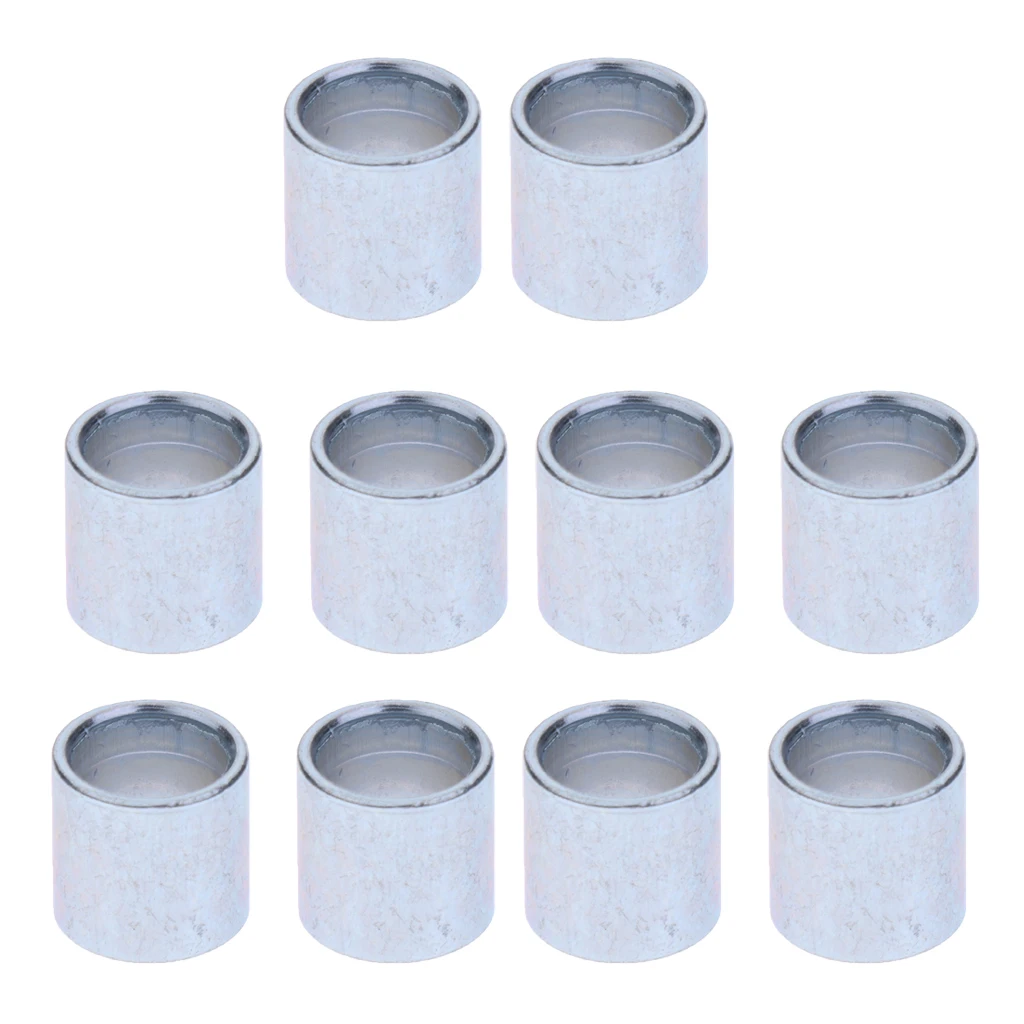 10 Pieces 10mm Inline Skate Roller Skating Wheels Spacers Bearings Spacers