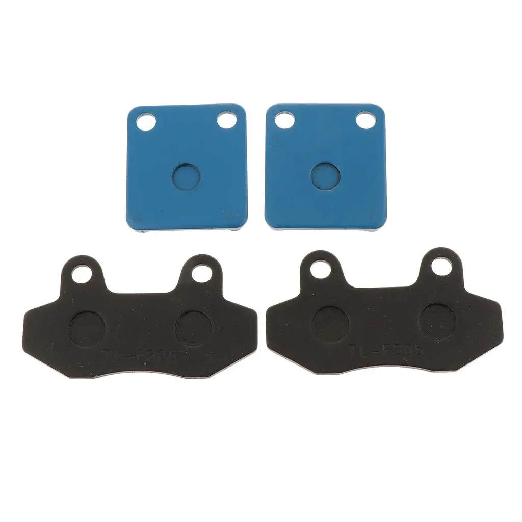 4pcs Front Rear Brake Pads Fit for 50cc-160cc Motorcycle ATV Quad Tricycle