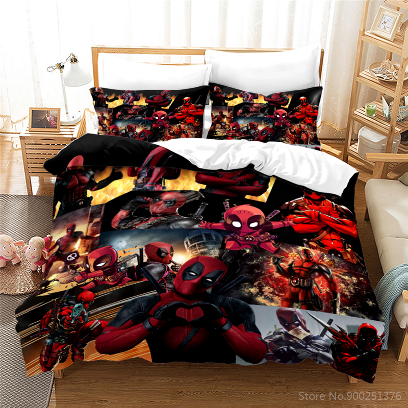 deadpool quilt cover