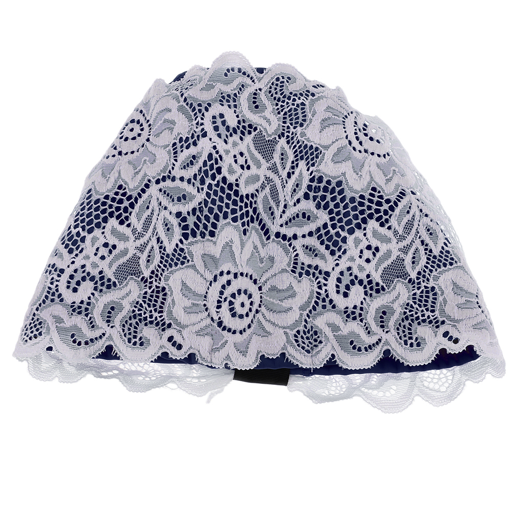 Women Swim Wear Water Pool Swimming Cap Water Proof Bathing Hats with Lace Pattern Water Sports Outfits