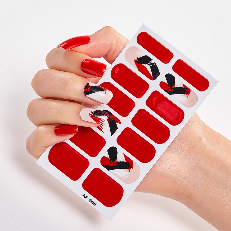 Best of Full Cover Nail Stickers Nail Polish Nail Decoration Nails Sticker Designer Self Adhesive Nail Sticker Creative Nail Art Sticker Reviews & Tips - Image 2