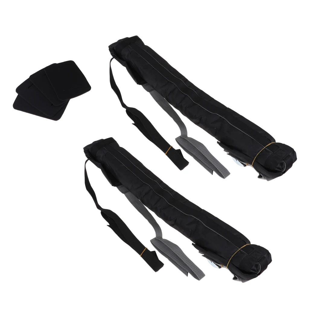 1 Pair Roof Bar Pads Kayak Canoe Protection Gear Equipment for Car Roof Rack