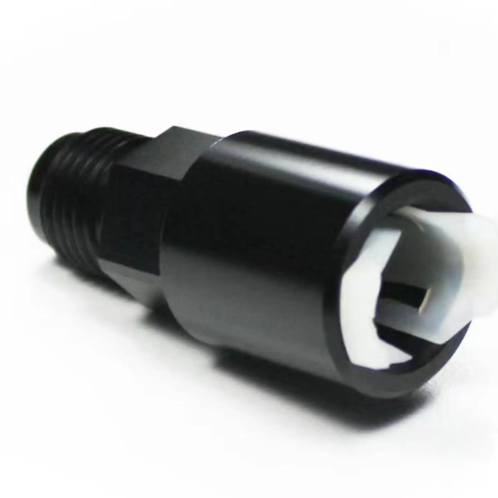Fuel Adapter Fitting 6AN to 5/16 GM LS W/ Clip Female Black Fuel Distribution Pipe Joint for Gas Fuel Oil Coolant Air