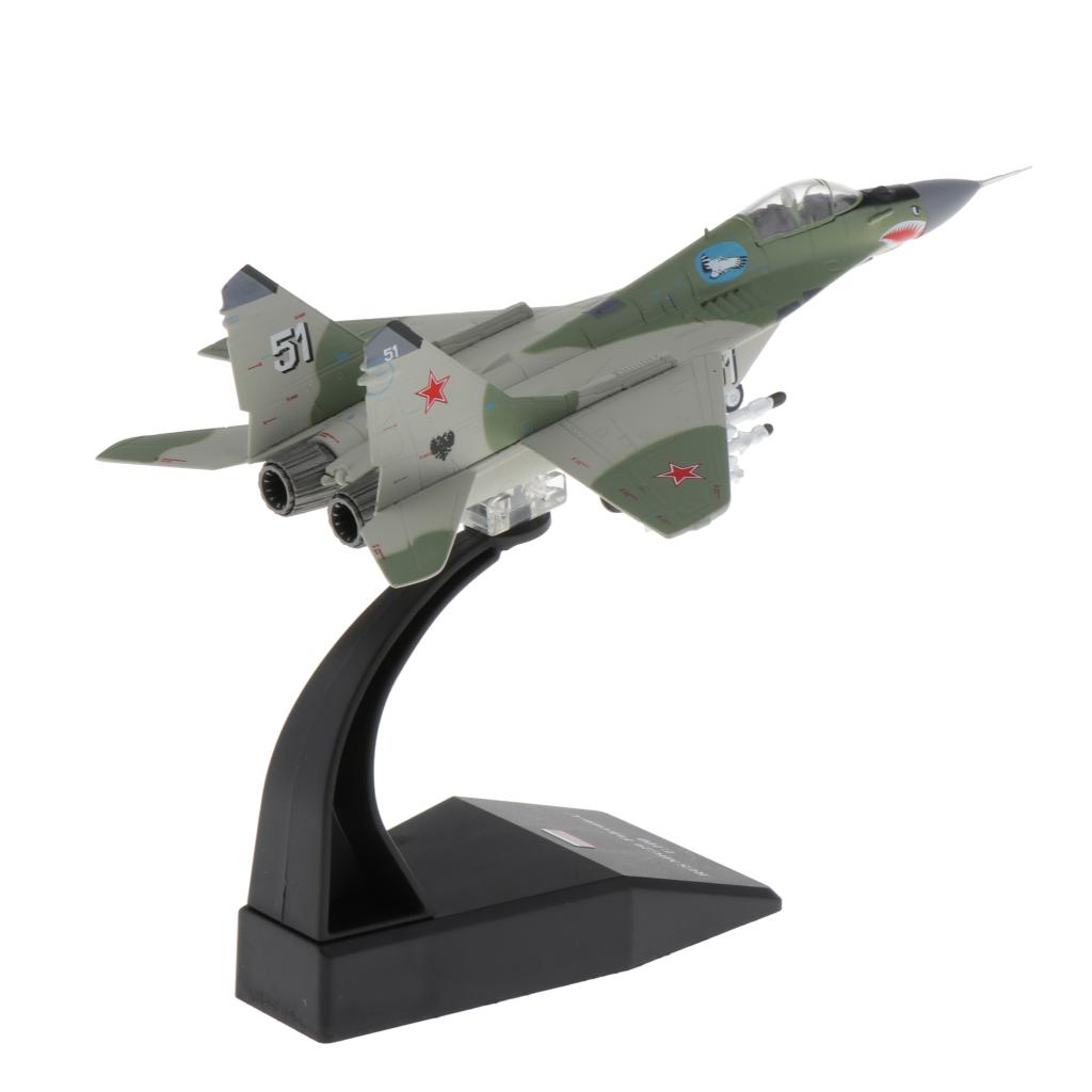 1/100 MIG-29 Diecast Metal Fighter Plane Model Airplane Commemorative Collection