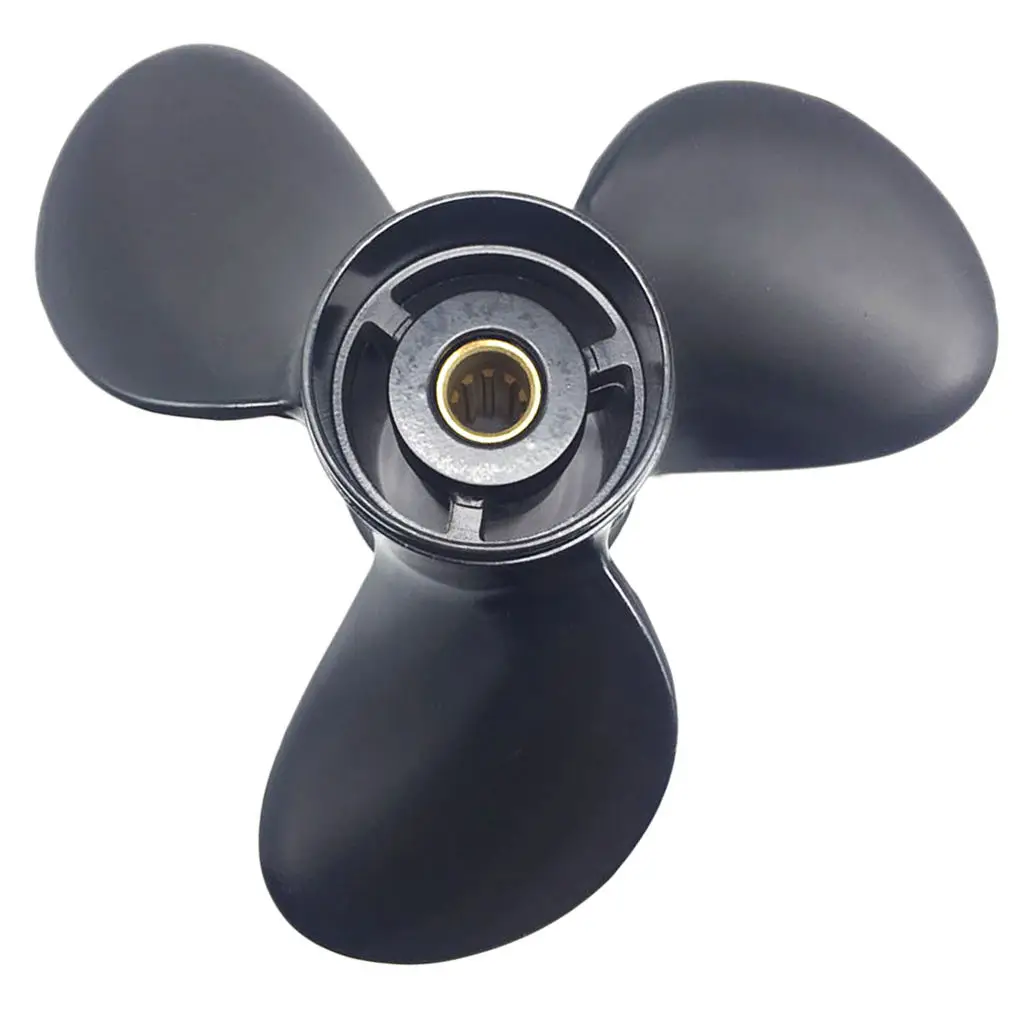 Aluminium Alloy Propeller Black for Suzuki Outboard Engine 8-15HP