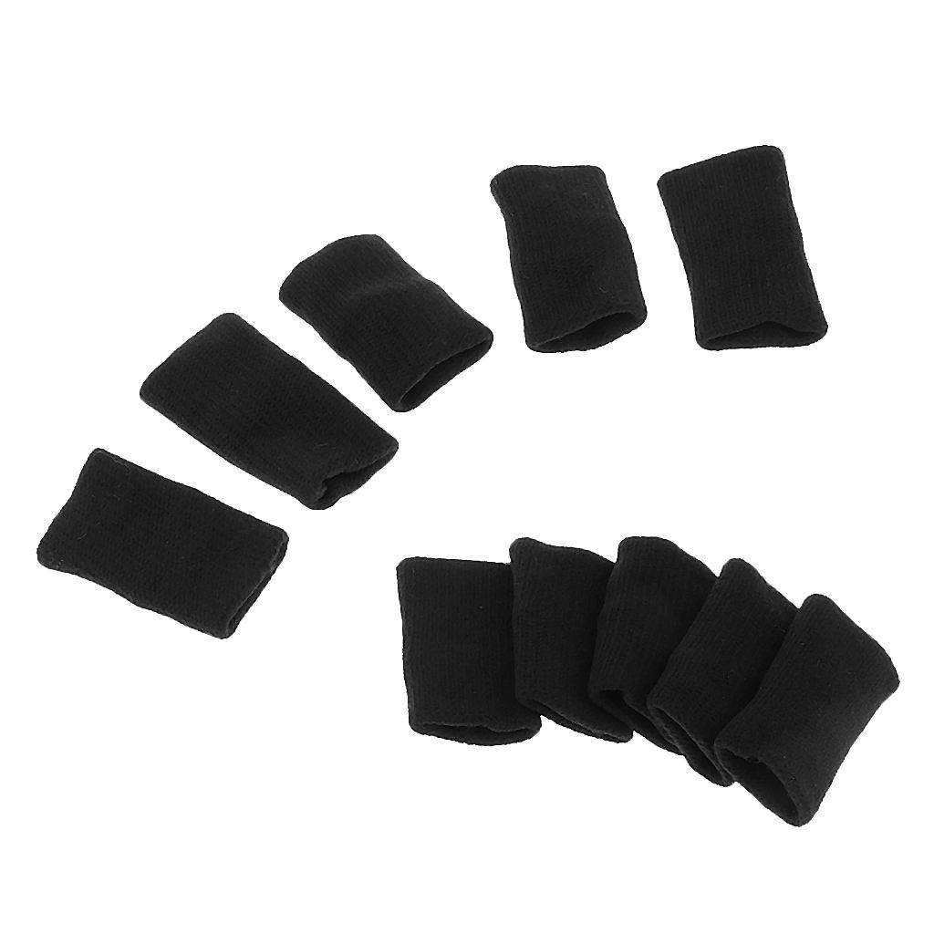 10 Pieces Protect Basketball Support Finger Protective Sleeves