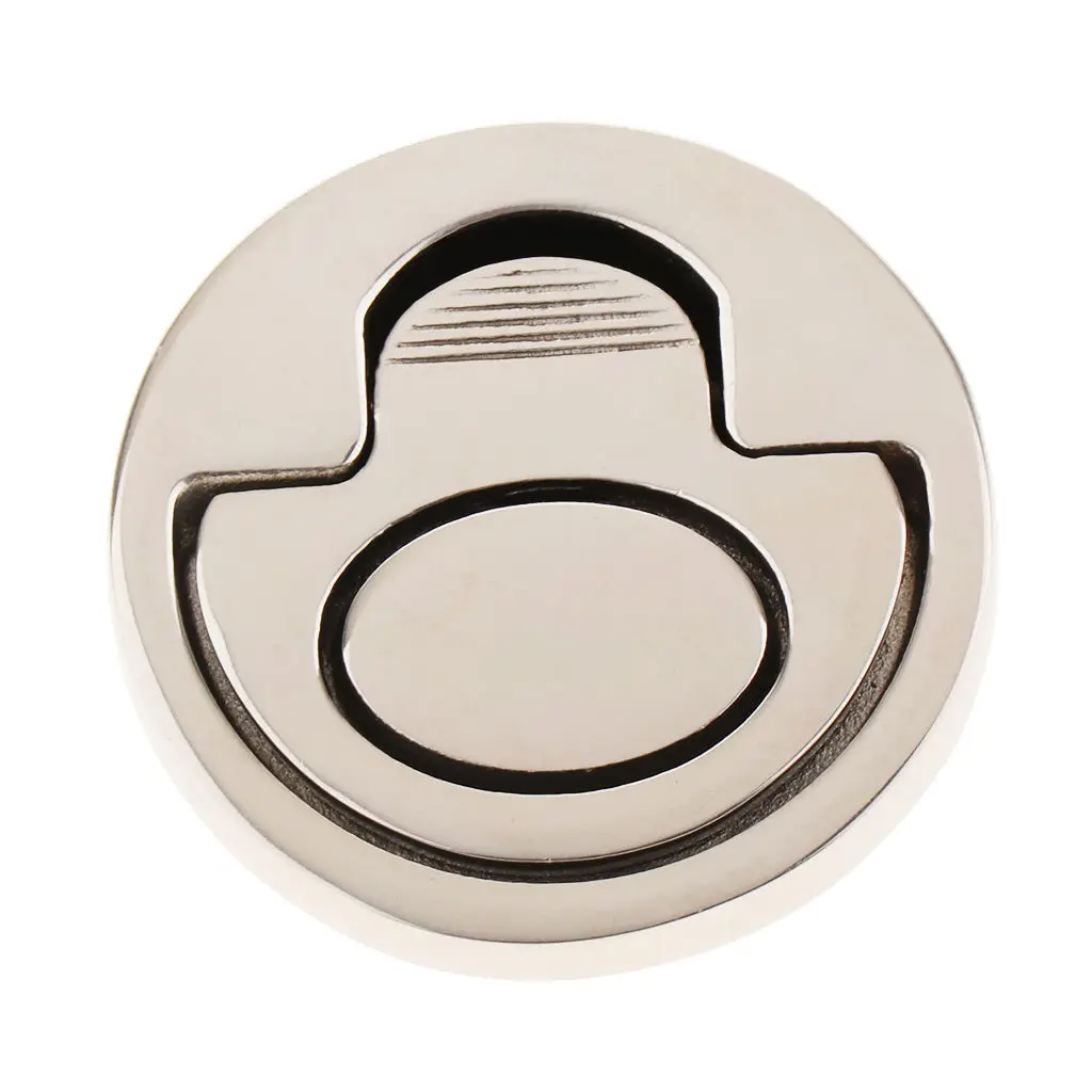 Round Hatch Pull Handle Flush Lifting Ring Hatch Locker Latch Boat Caravan Marine 316 Stainless Steel