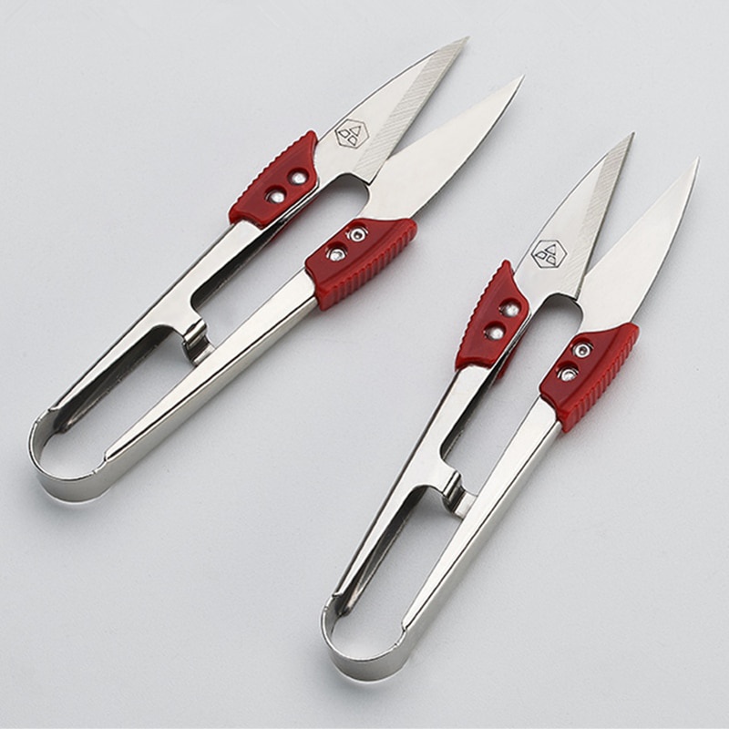 1pc/3pcs Edelstahl Garn Schere Schneiden Nähen Schere Schere Kreuz Stickerei Schere U Gewinde Schere für stoff – Detail 3