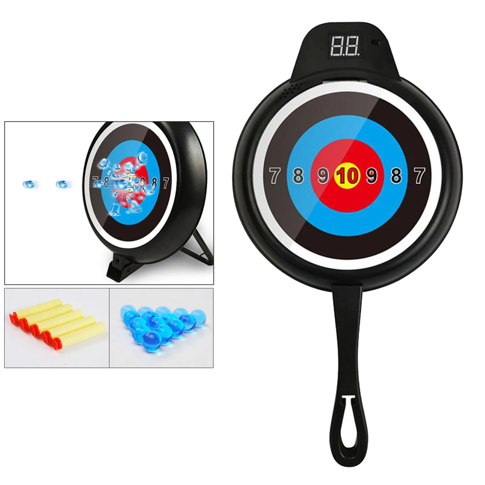 Electric Shooting Target Scoring Targets with Light Sound Effect, Self Resetting