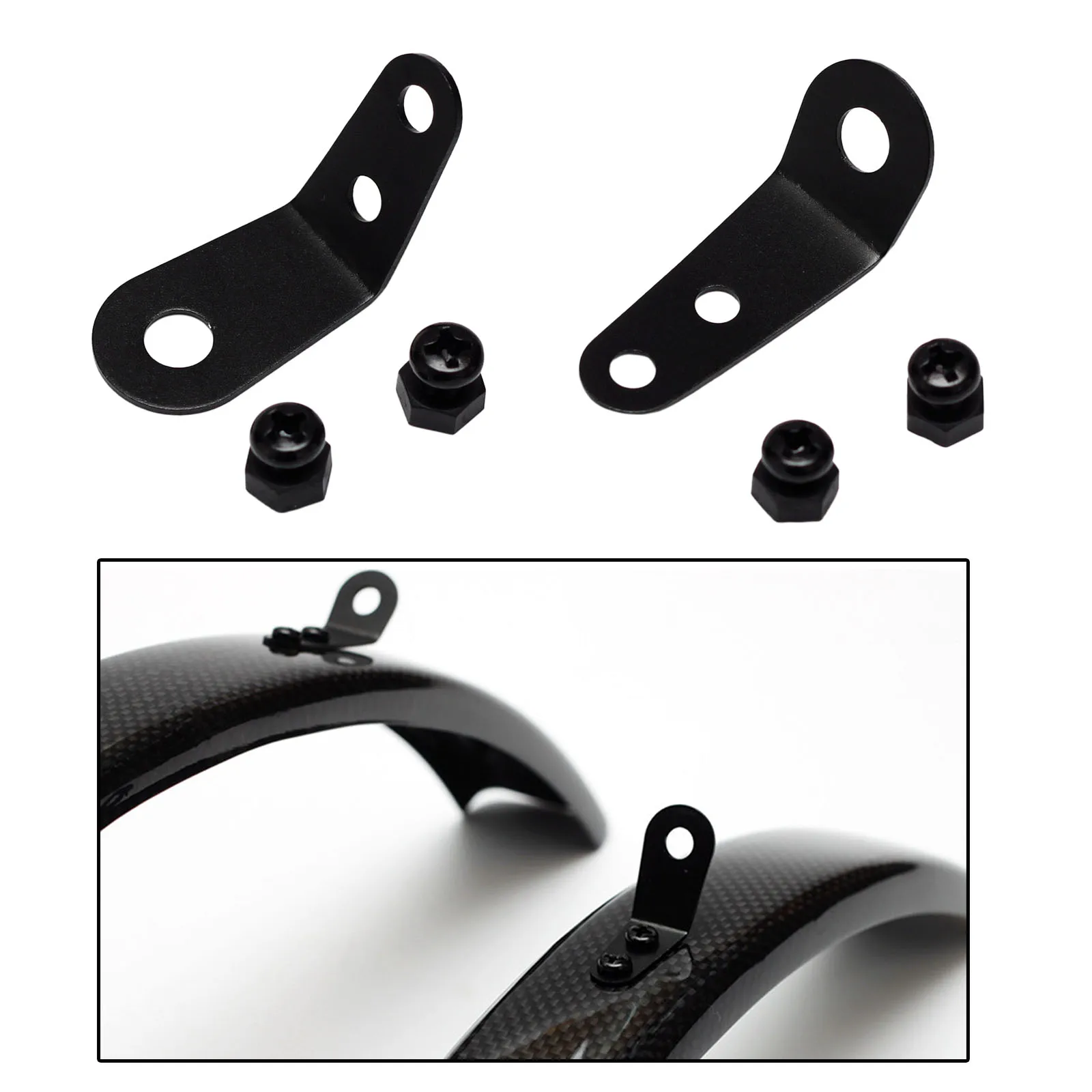 Folding Bike Mudguard Lug Strong Mud Guard Hanging Hooks with Screws Hanger