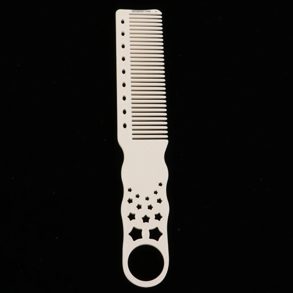 Hairdresser Barber Salon Flat Top  Comb for Styling Cutting Detanging