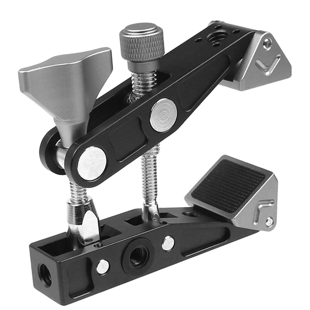 Heavy Duty Camcorder Clamp Mount Table Kit for Cameras Studio Photographer Flashlight Travel Outdoor Filming Shooting Recording