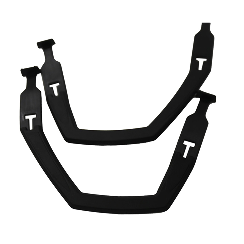Hockey Helmet Chin Strap with Snap Replacement Ear Loops/ Ear Slings/ Ear Hanger Hockey Helmet Accessories