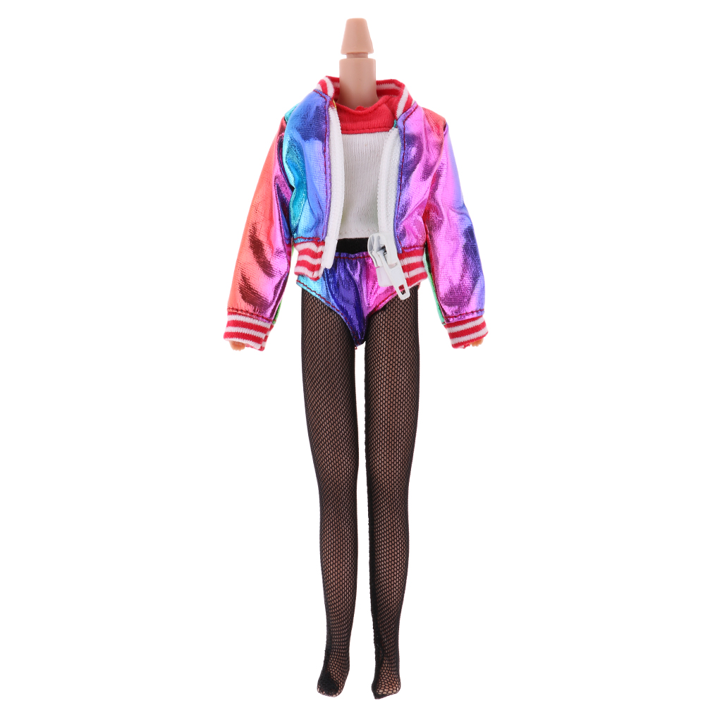 1/6 Scale Tan Skin Body and Joker Girl Suit for 12'' Blythe Doll Costom Use