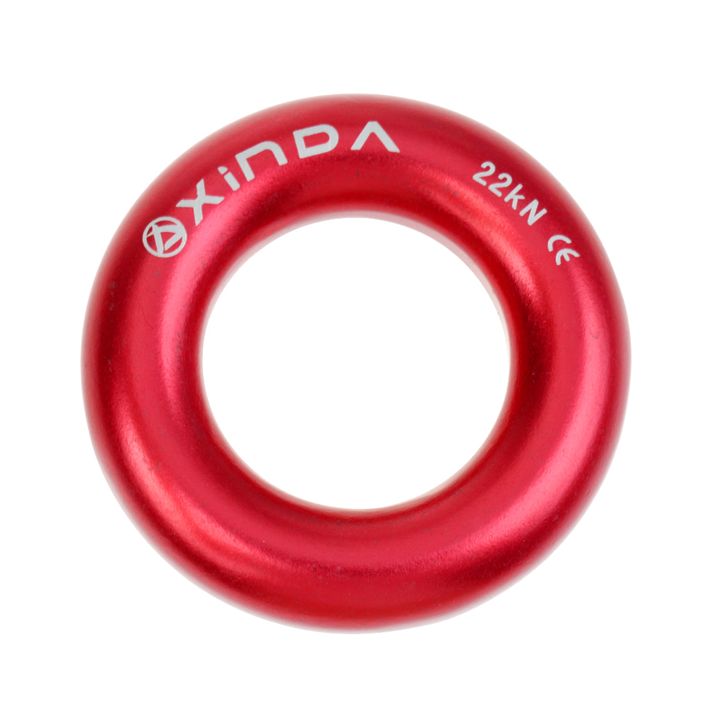 Description Picture 2 of itemMagiDeal Hot Sale 22KN Aluminum Rappel Ring Bail-Out Rappelling Rigging Climbing  Caving Survival Equipment Travel Kits