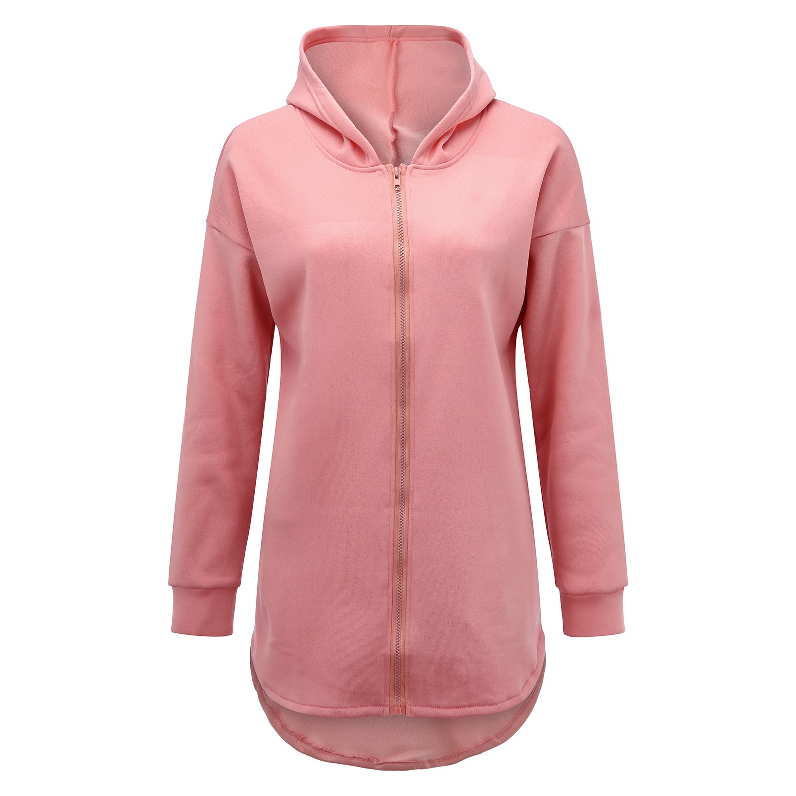 zip up hoodie vestido feminino cor sólida com capuz jaqueta de lã outono inverno com capuz camisola vestido linha magro pullovers sexy vestido