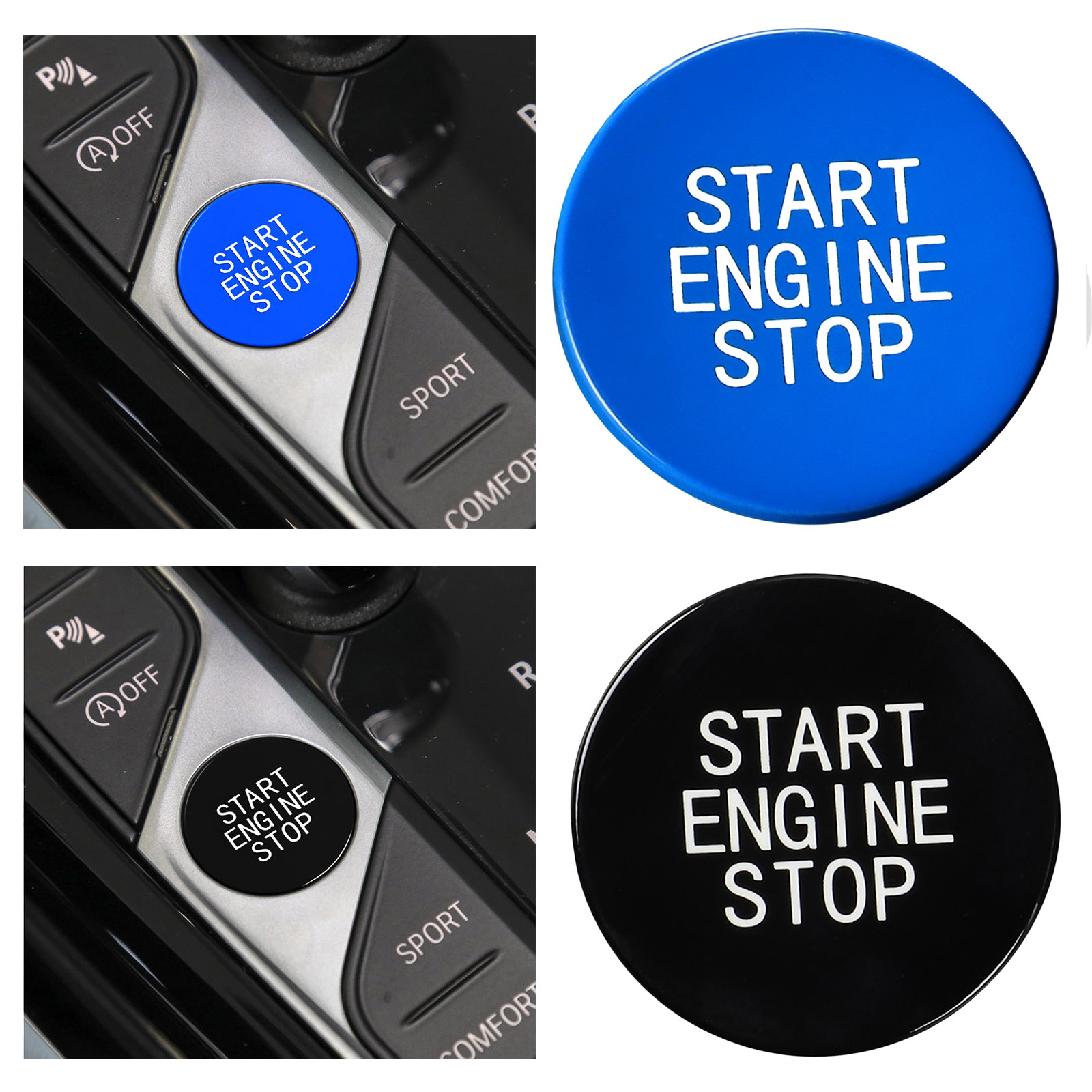 Auto Start Stop Push Button Protection Cover for G20 330i G07 X7 G29 Z4