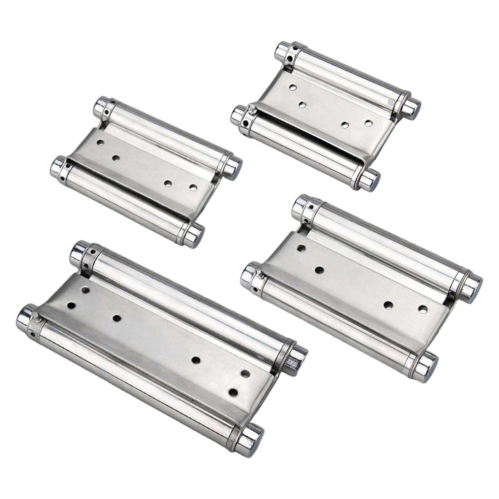 Spring Door Hinge Self Closing Adjustable for Two Way Free Door Bar Counter Fence Swinging Hinges