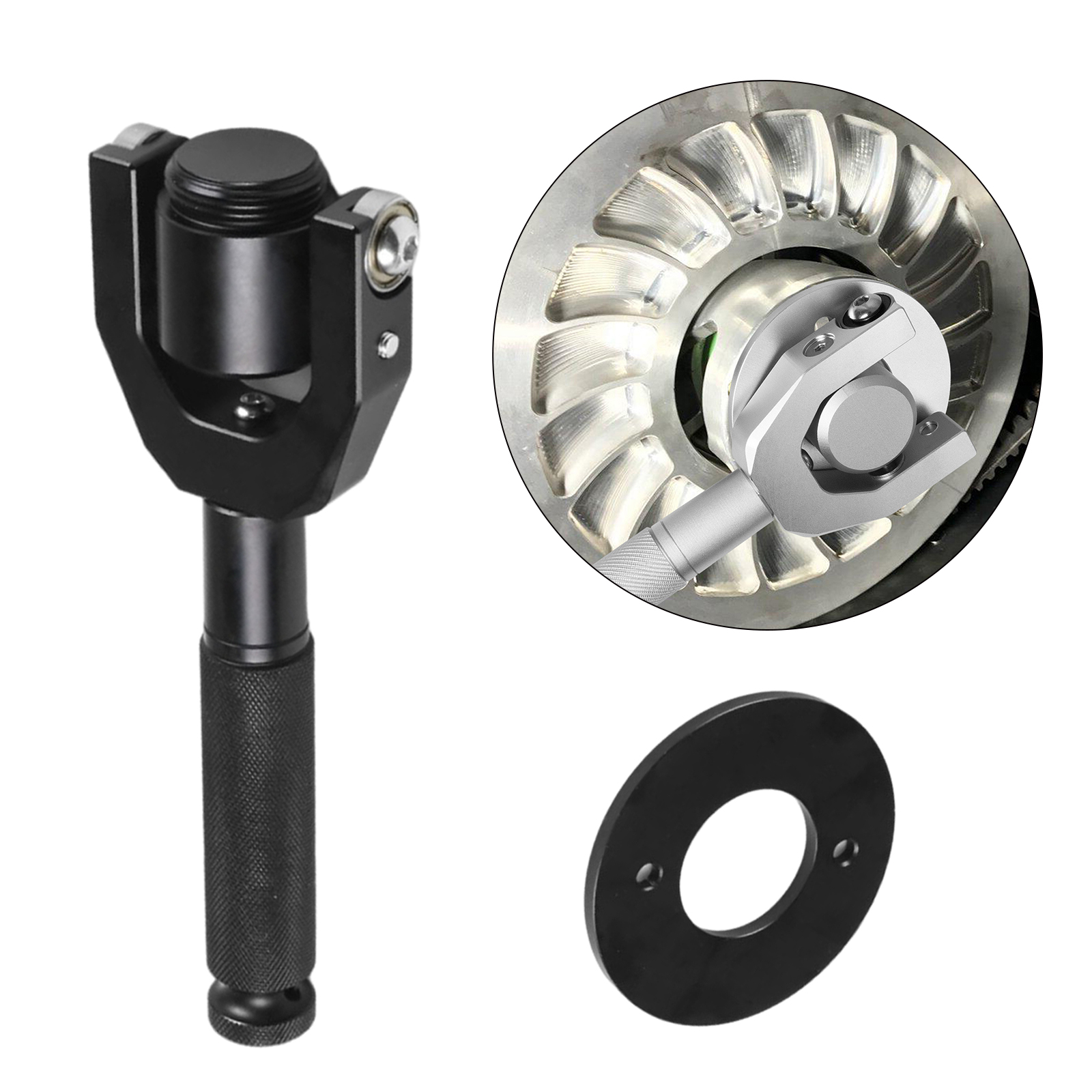 Belt Changing Tool Clutch Removal Compatible with Can-Am Maverick X3 Black