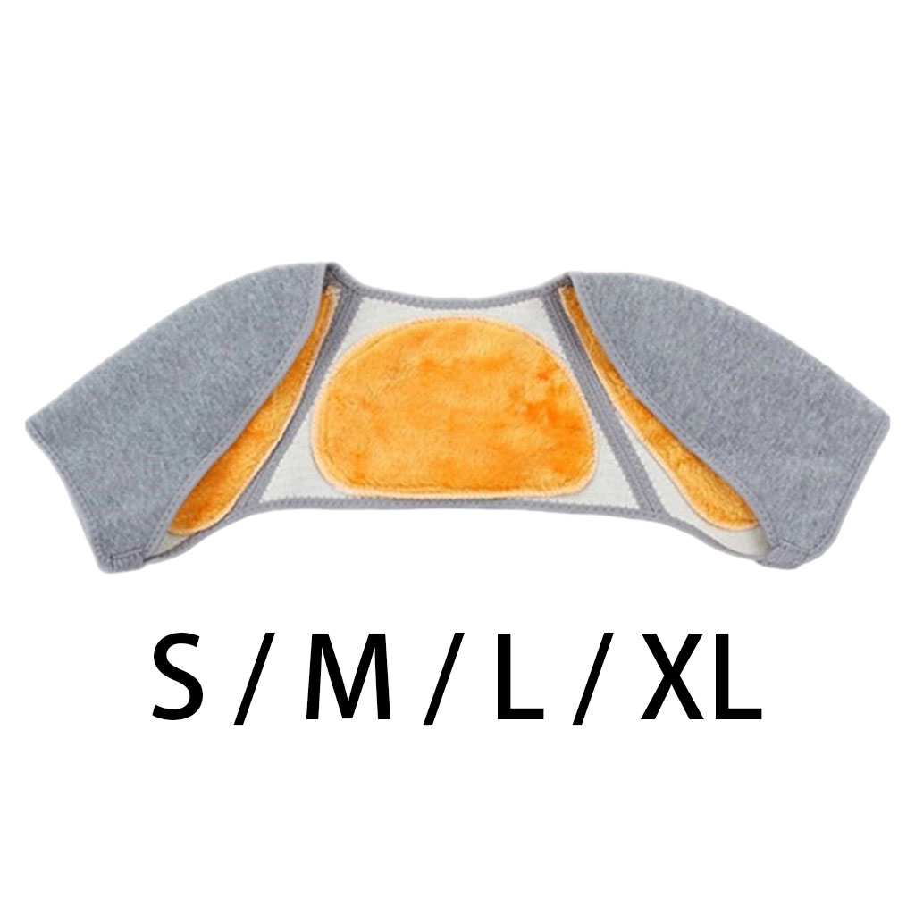 Warmer Shoulder Support Protection Breathable Fabric Back Pad Guard for Gym Office Sports Air-Conditioning Room Posture