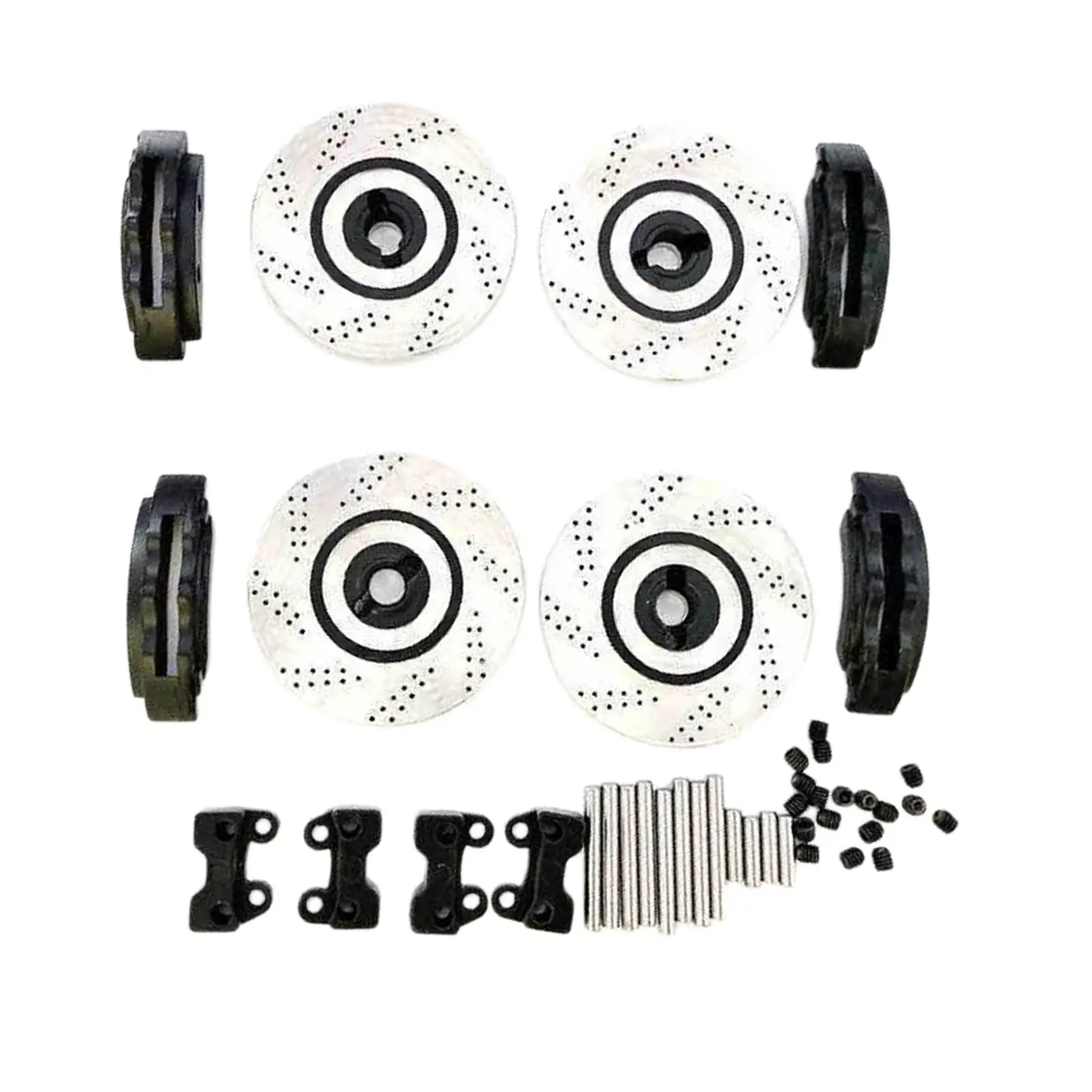 Remoted Control Metal Wheel Brake Disc Model RC Car Accessories for Climbing car TRX4/6 Ford Kit Mercedes Big G