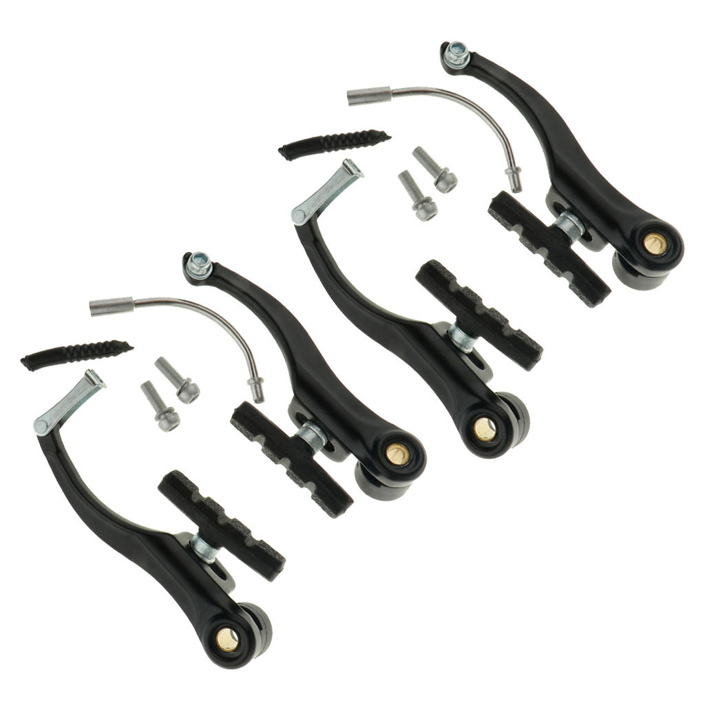 2-part Aluminum V Brake Rim Front Rear Brake Caliper Tool Set for  BMX Bikes