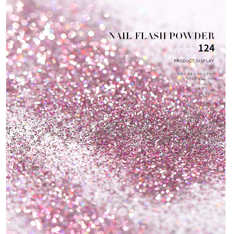 Best of Nail Art DIY New Hot Platinum Powder 3D Mixed 8 Color Nail Dust Sets Glitter Siliver Sequins Flakes Manicure Decoration Reviews & Tips - Image 4