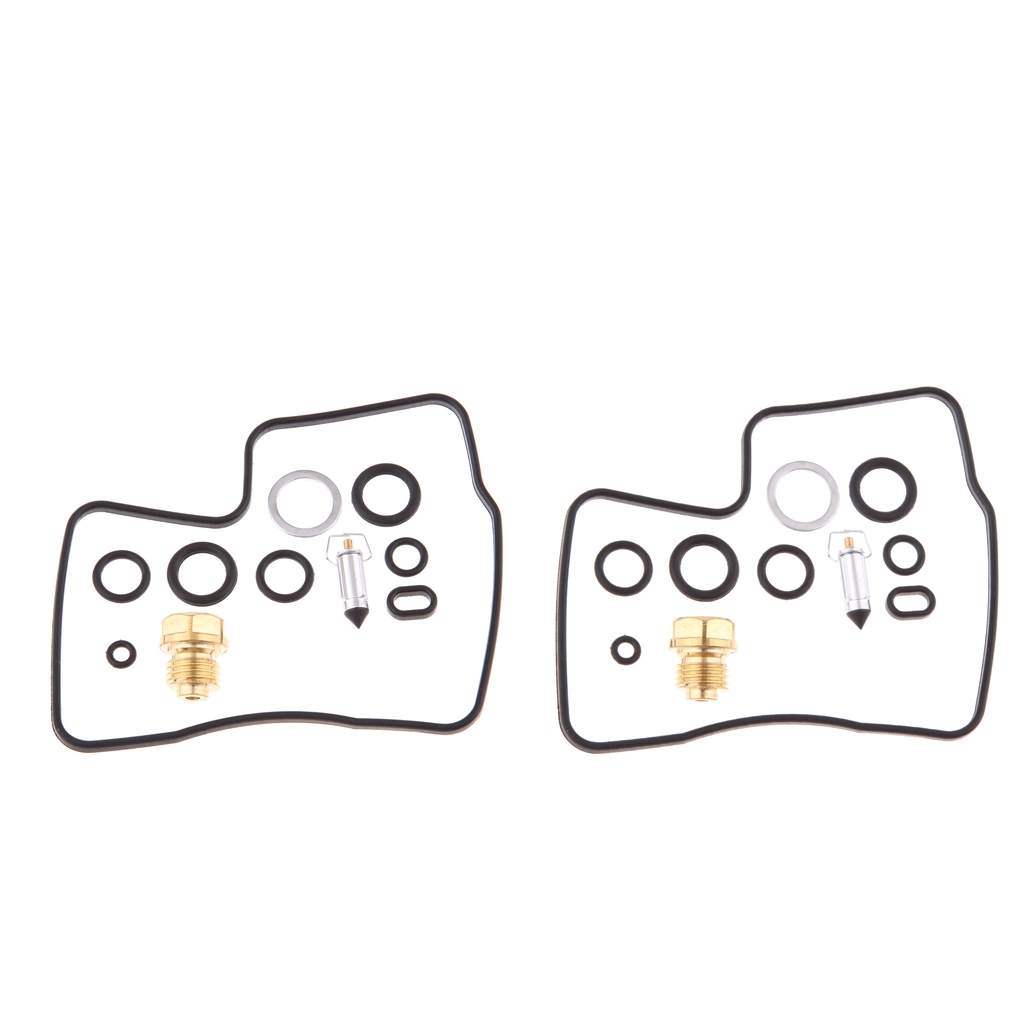 2 Set Carb Carburetor Diaphragm Gasket Needle Repair Kits for Honda VT700 VT750 VT1100 Shadow 18-5101