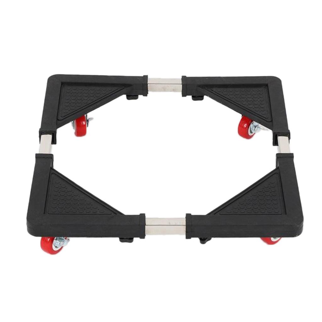 4 Feet Wheel Refrigerator Floor Stand Movable Base Bracket Stand Universal