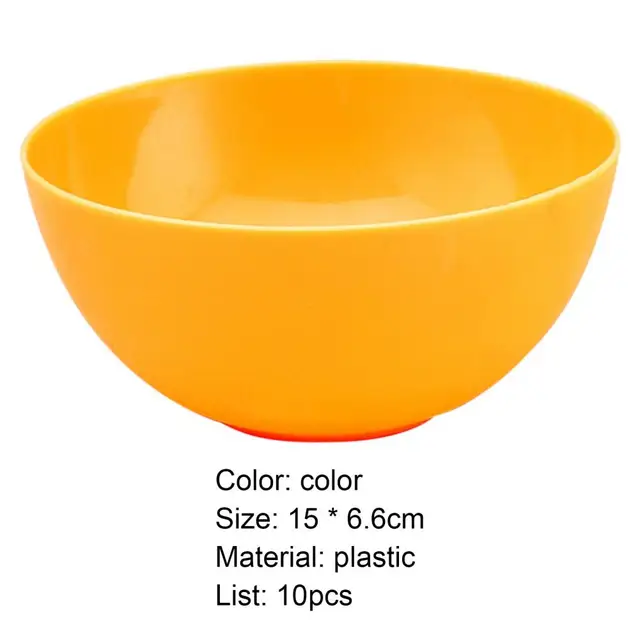 10Pcs Plastic Rainbow Bowls Set Kitchen Salad Bowl Plastic Baking Measuring  Cup Measuring Spoon Set Home Cooking Baking Tool - AliExpress