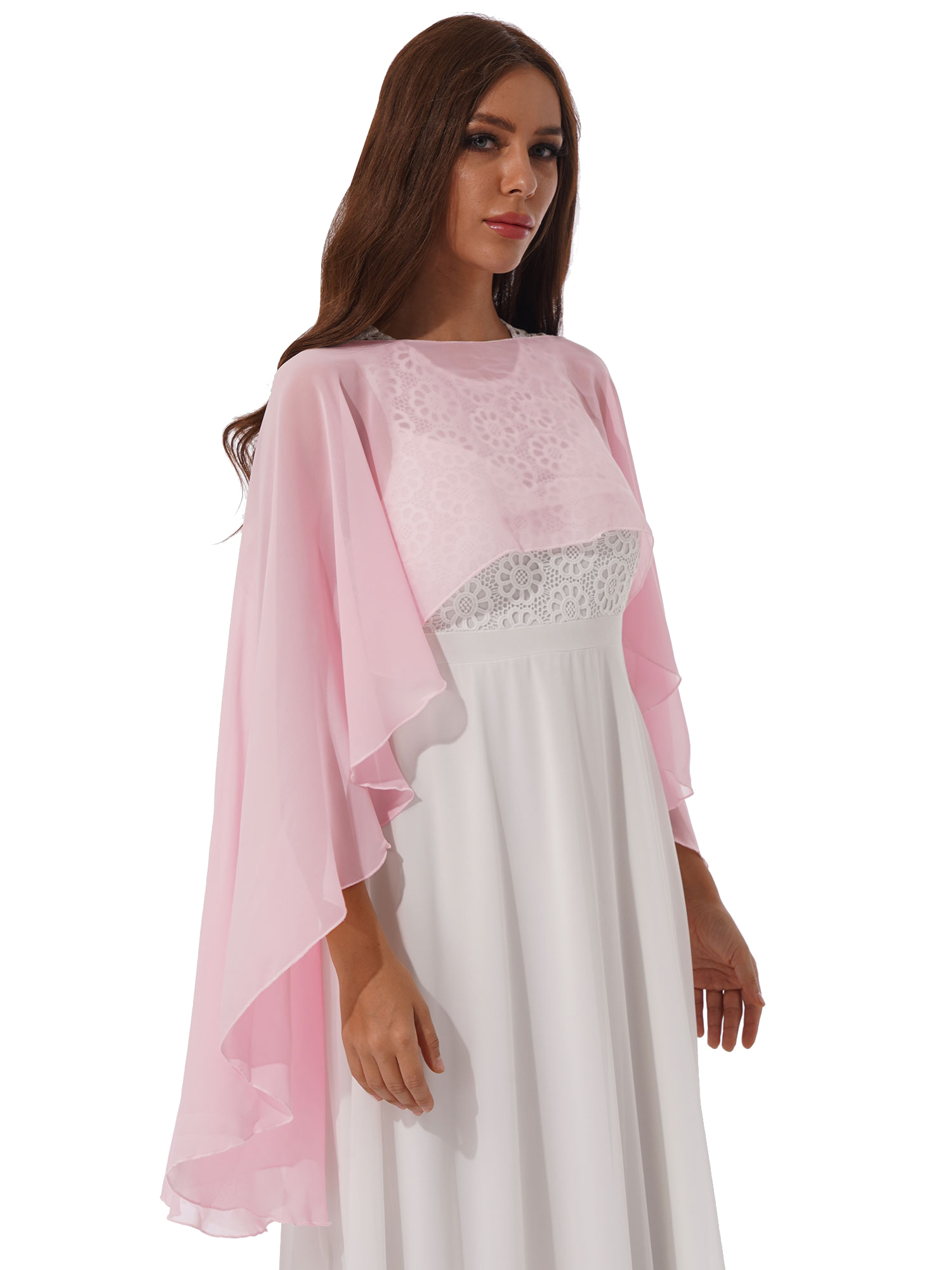 chiffon wrap xales capes para vestidos de noite casamento nupcial bolero xale envoltórios para mulher