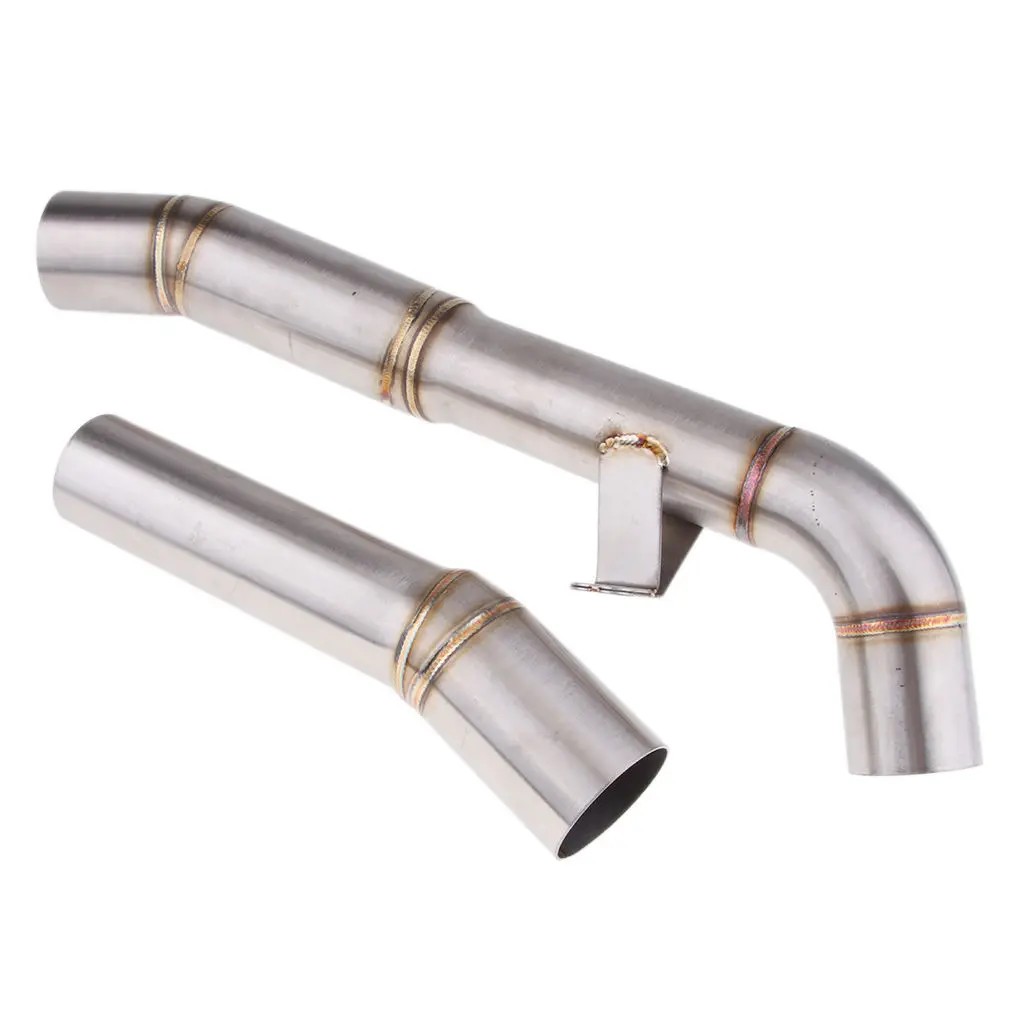 Stainless Steel Motorbike Exhaust Middle Link Pipe for Kawasaki Z1000 2007-2009