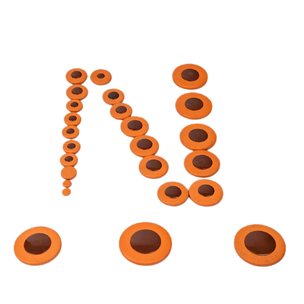 25 Pcs Alto Saxophone Pads Cushions for Yamaha Saxophone Lovers Orange