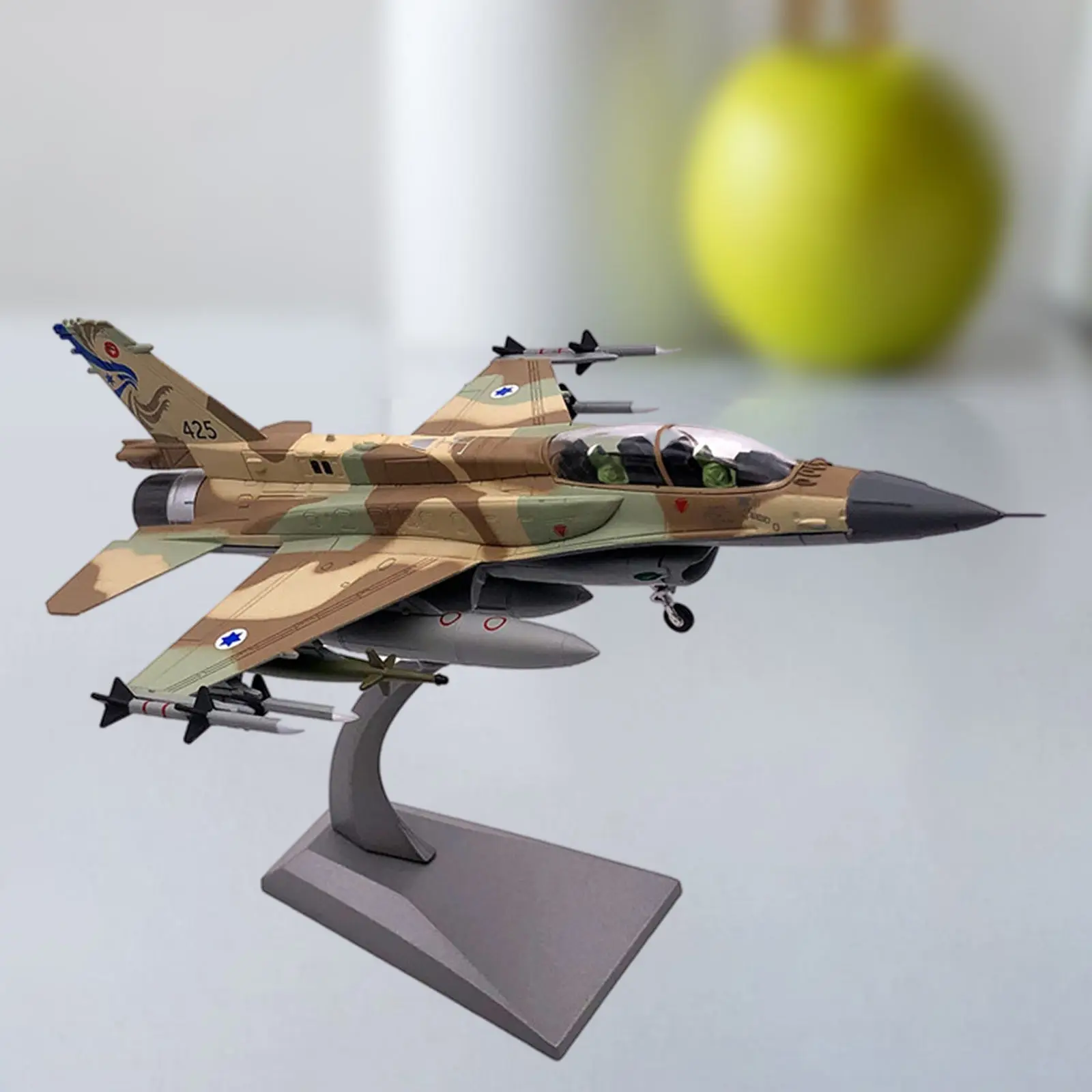1:72 Aircraft Model F-16I Fighting Falcon Fighter Aircraft for Birthday