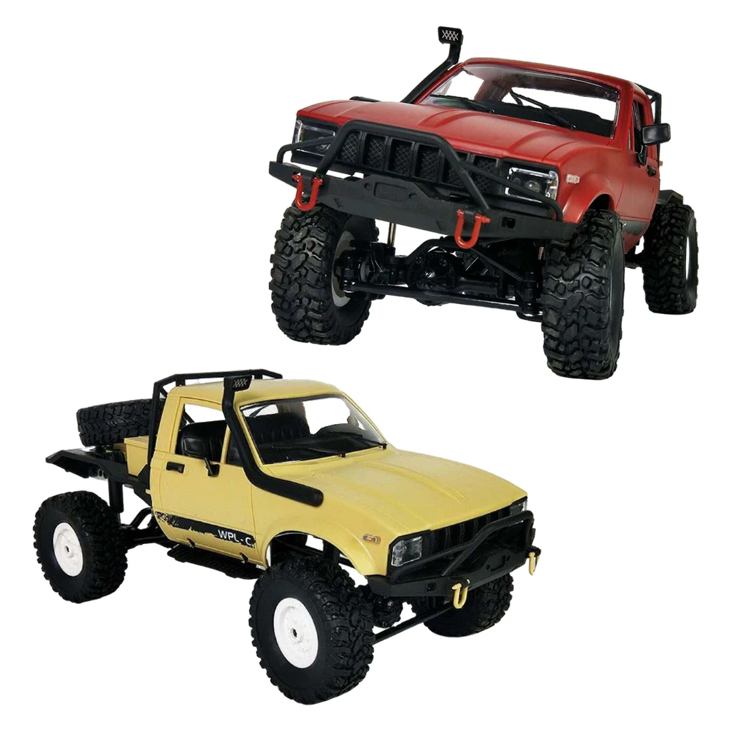 WPL C14 RC Truck 1:16 4WD Children 2.4G Off-Road Car Electric 15km/H RTR Mini Racing Car Toy Gifts For Kids Toys