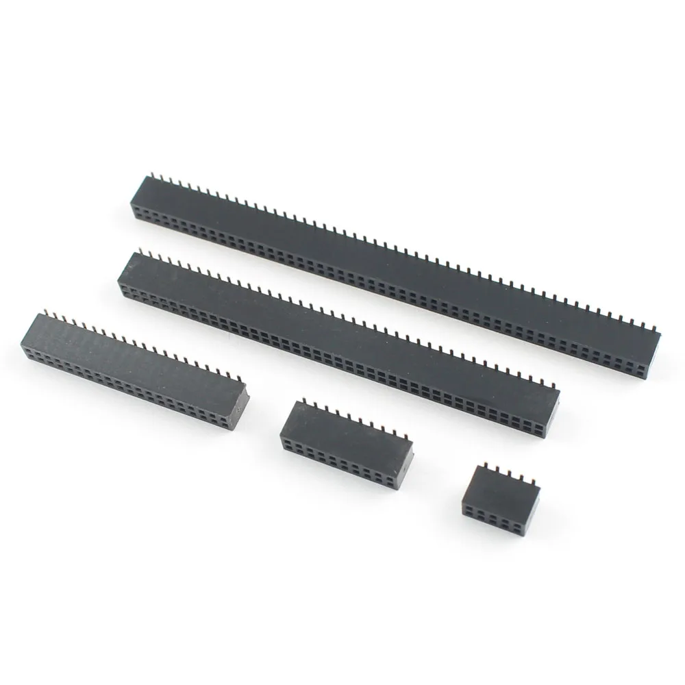 5Pcs 1.27mm Pitch 2x50 Pin 100 Pin Female Double Row SMT SMD Pin Header Strip 