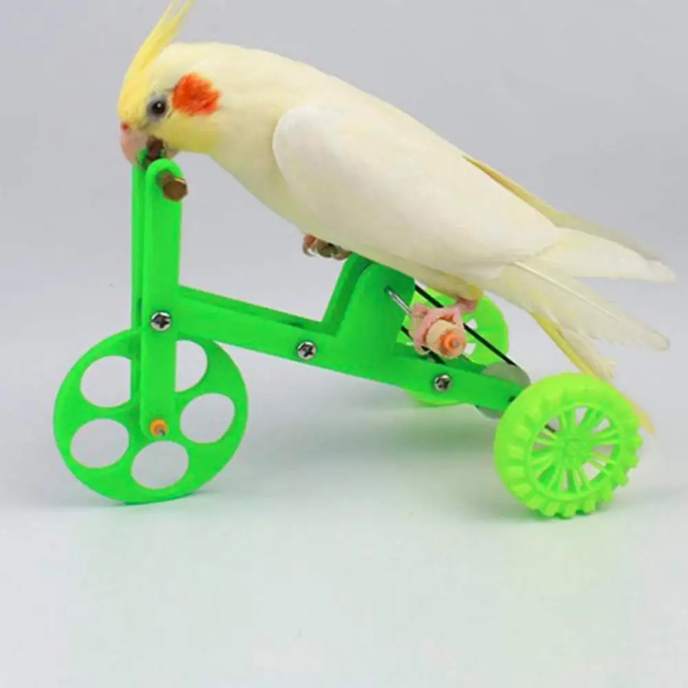 1PC Parrot Training Creative Parrot Bike Toy Parrot Training Toy for Pet 