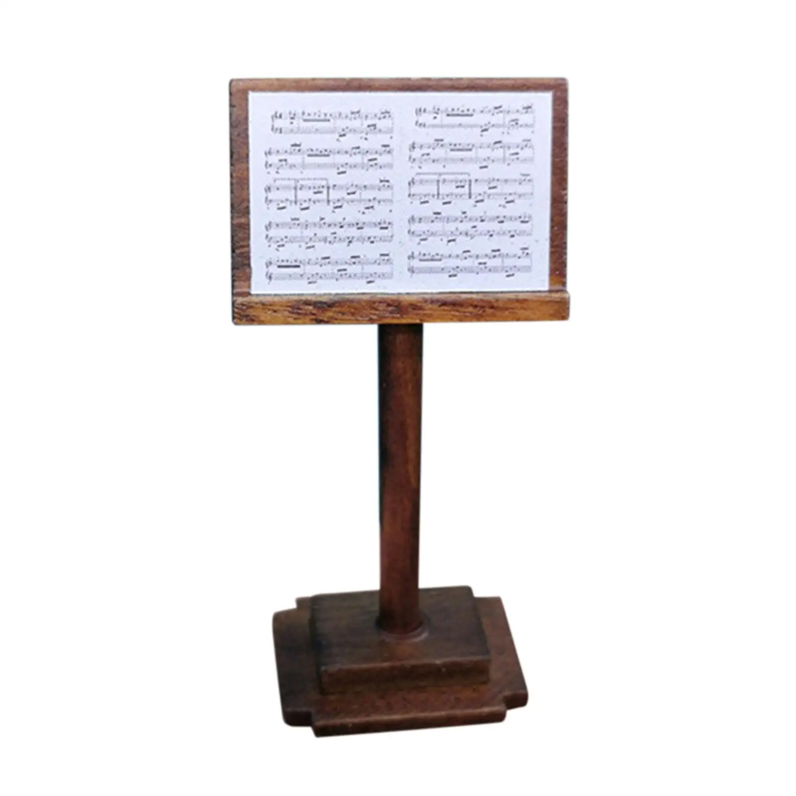 2pc #IM66055 Dollhouse Miniatures 1:12 Scale Brass Music Stand with Sheet Music 