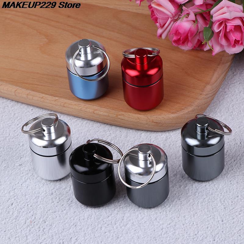 Best of Metal Mini Waterproof Alloy Pill Box Case Bottle Cache Drug Holder Container Keychain Medicine Box Health Care For Travel HOT Reviews & Tips