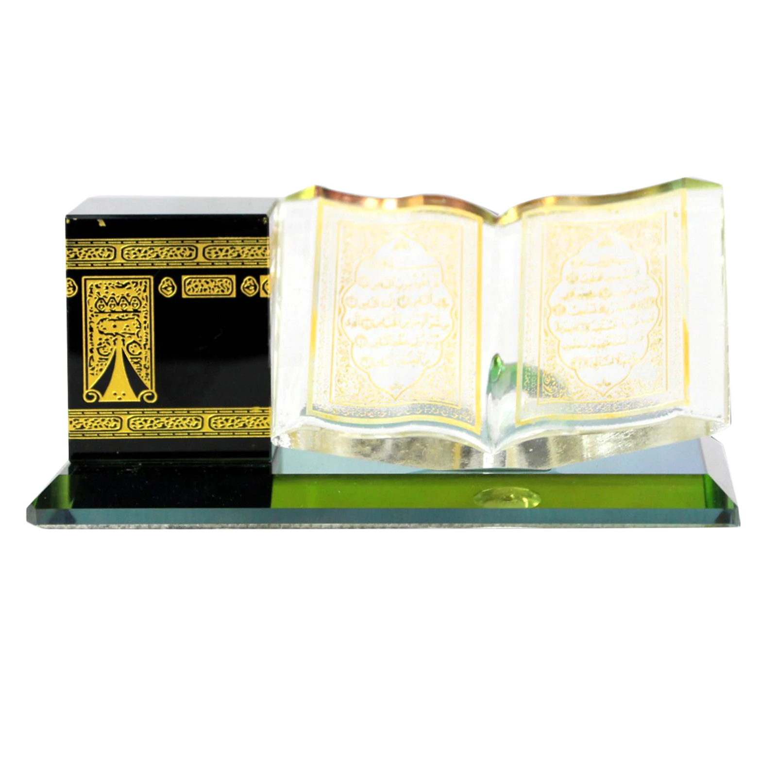 Miniature Model Muslim Crystal Souvenir Decor Ornaments for Holiday Bedroom Living Room Decor Ornament