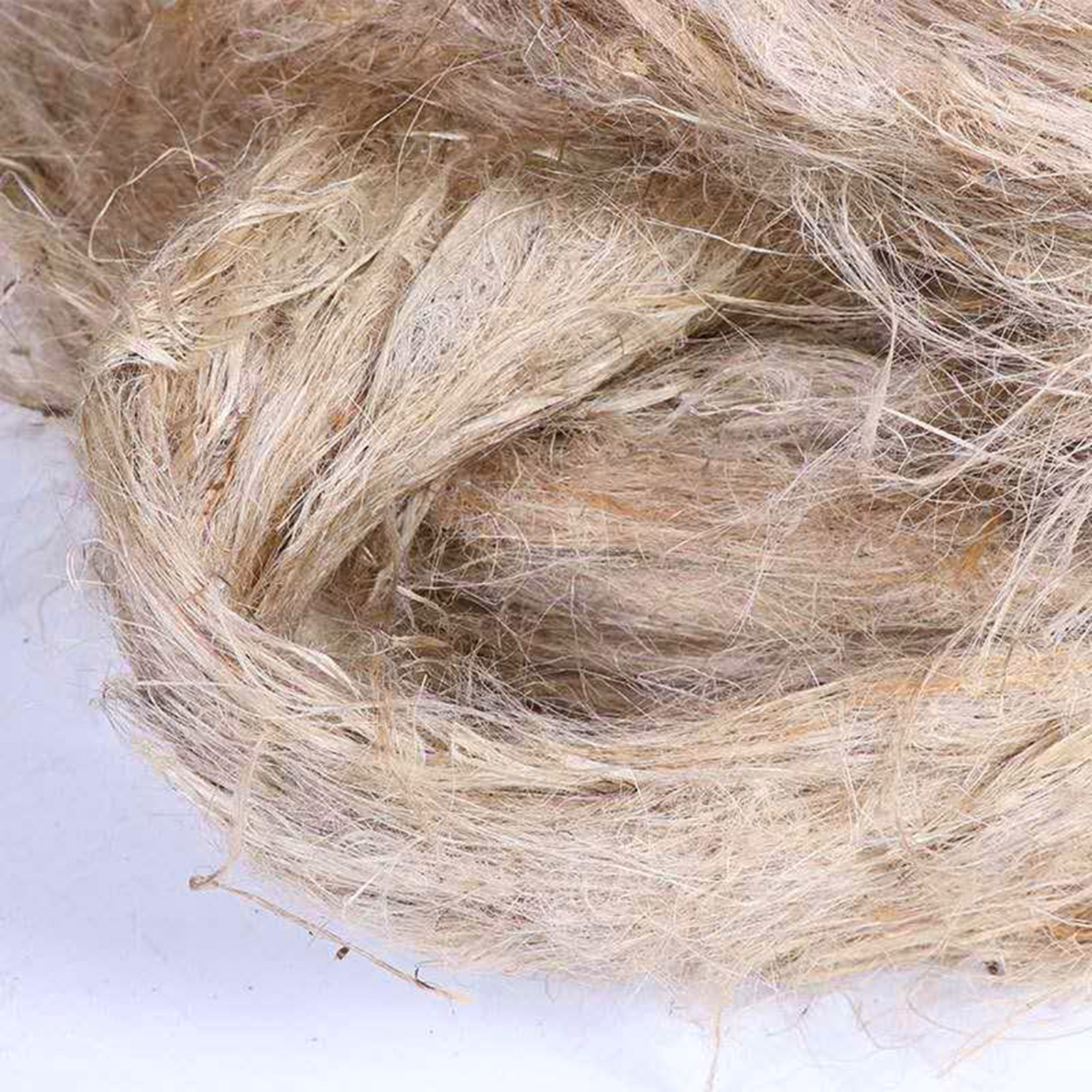 Natural jute silk outdoor fire kindling drilling wood flint tinder oil silk sucker bird nest handmade cage outdoor indoor