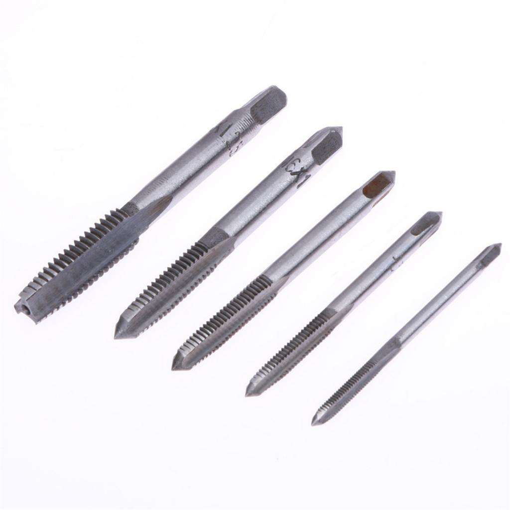 Adjustable T-Handle Ratchet Tap Wrench + M3 M4 M5 M6 M8 Screw Thread Taps